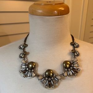 Jeweled statement necklace | adjustable